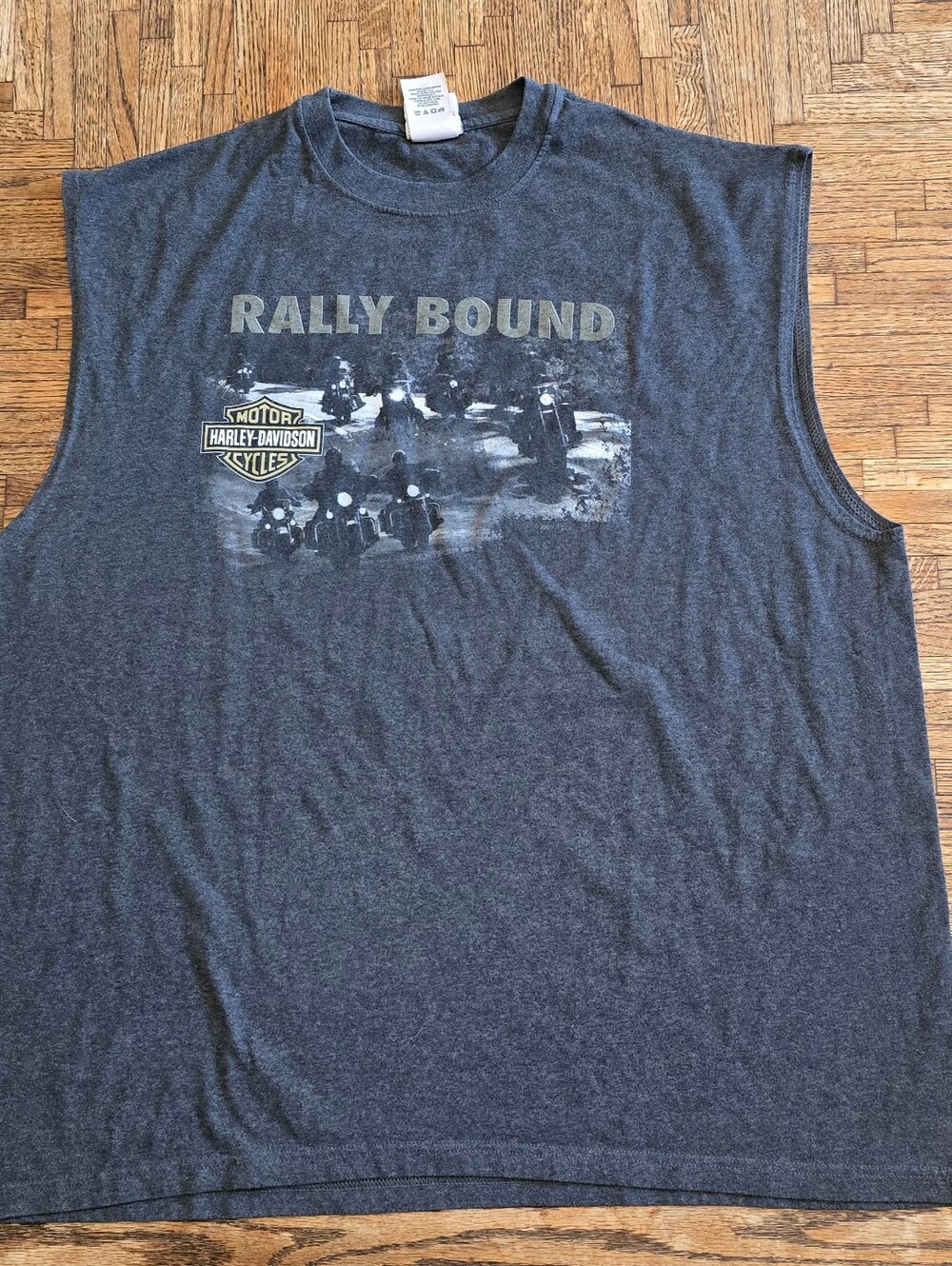 Harley Davidson Rally Bound Mens 2XL Sleeveless T-Shirt